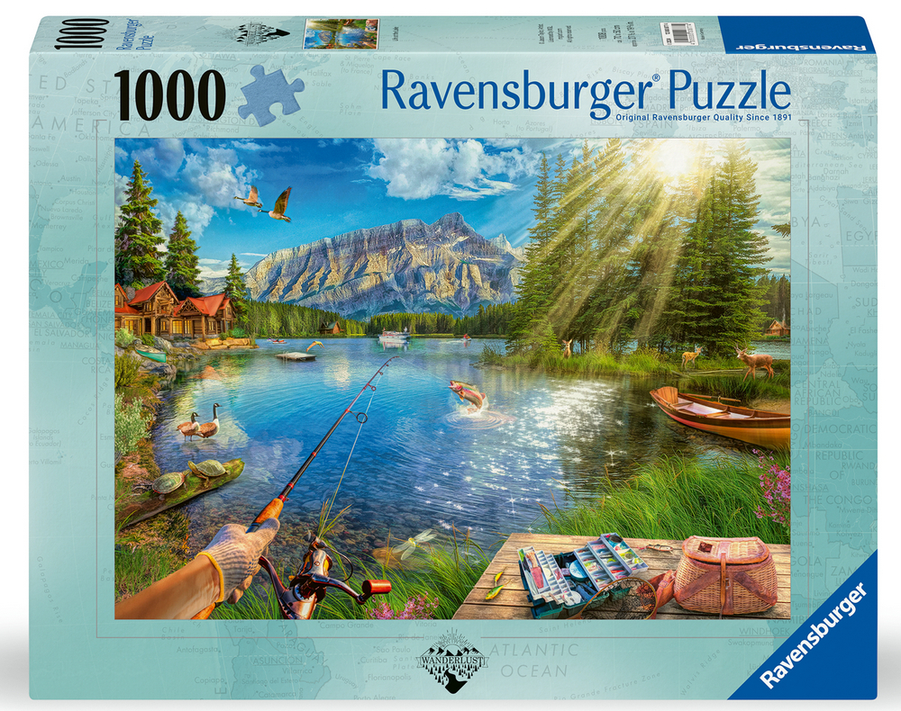 Ravensburger Puslespil - Taylor: Afslapning ved søen, 1000 brikker
