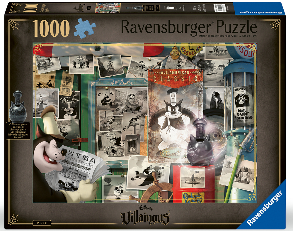 Disney skurke: Mickey Mouse - Sorteper, 1000 brikker