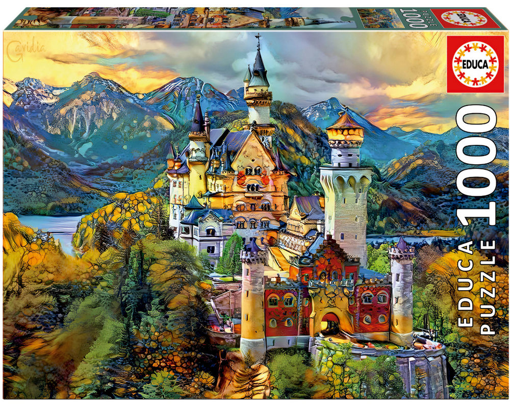 Gavidia: Neuschwanstein, 1000 brikker