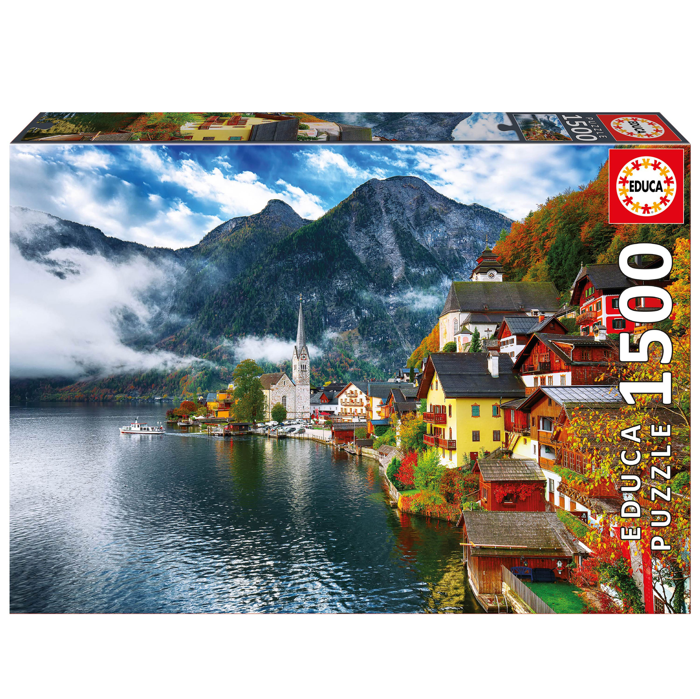 Østrig: Hallstatt, 1500 brikker