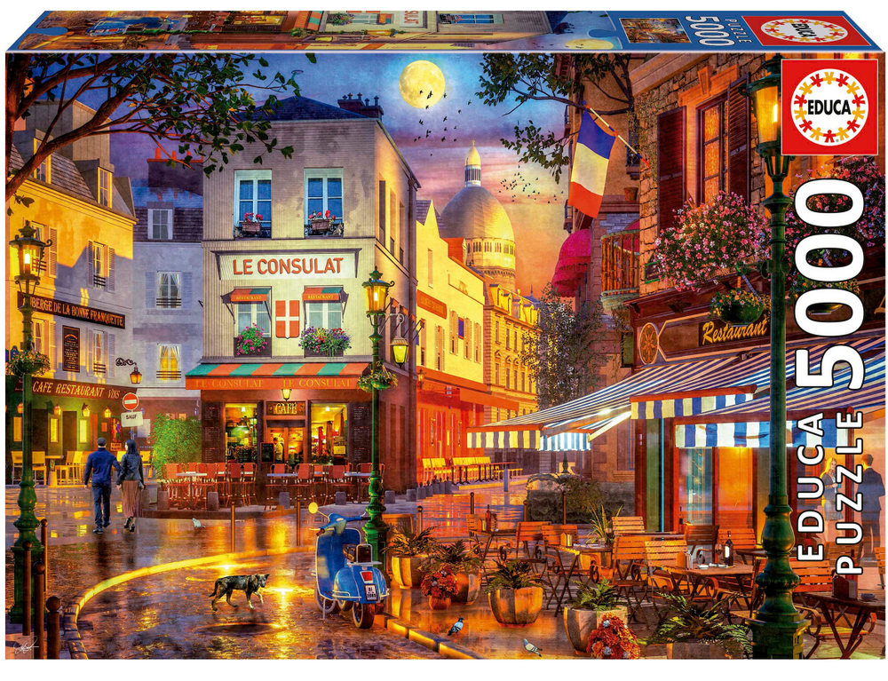 Davison: Restaurant Le Consulat i Paris, 5000 brikker