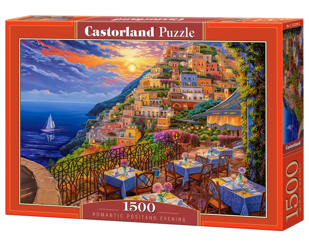 Italien: Romantiske Positano, 1500 brikker