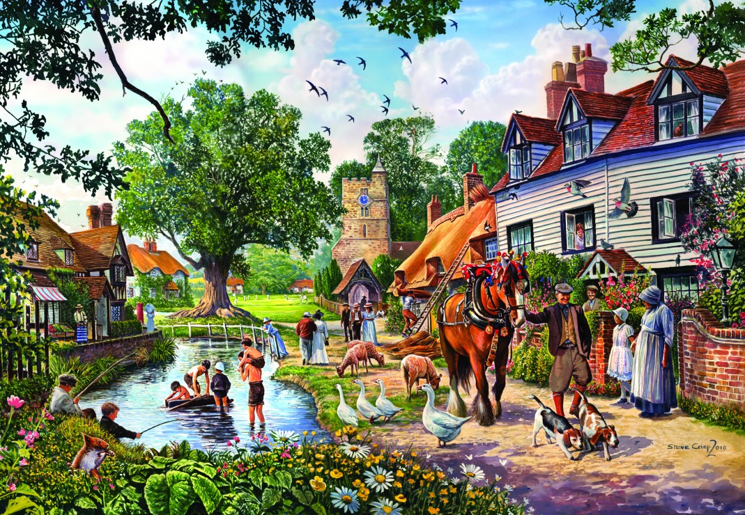 Crisp: Sommer i landsbyen, 1000 brikker