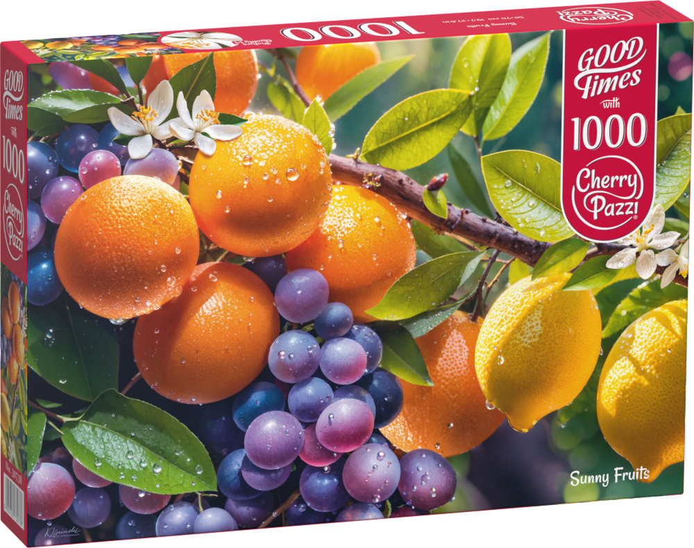 Frisk frugt, 1000 brikker