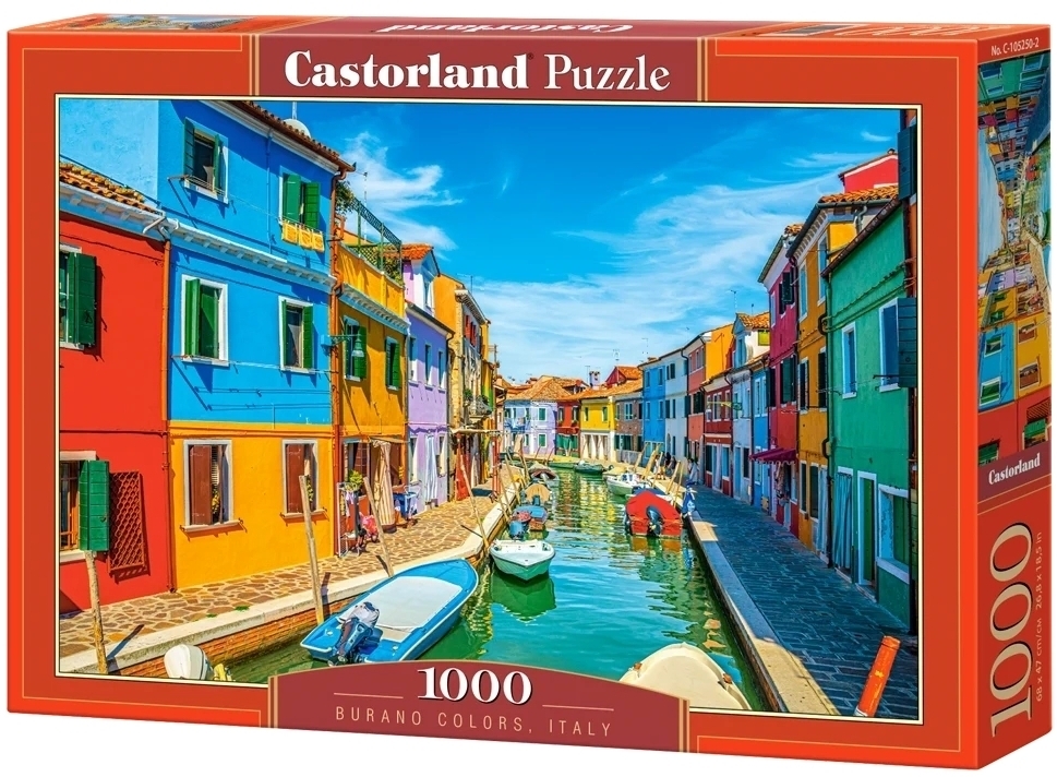 Italien: Burano - Venedig, 1000 brikker