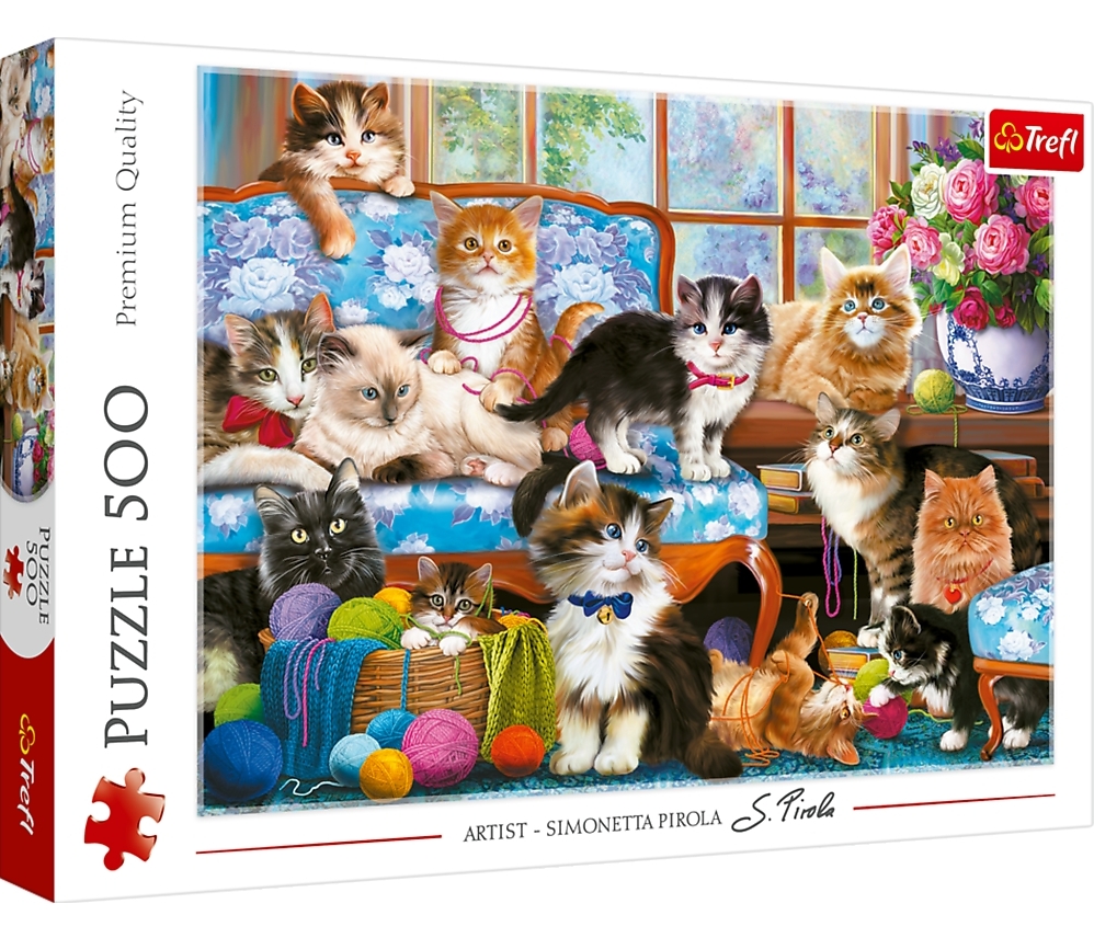 Pirola: Kattene i sofaen, 500 brikker