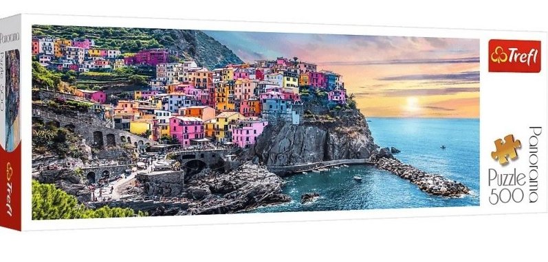 Italien: Vernazza - Panorama, 500 brikker