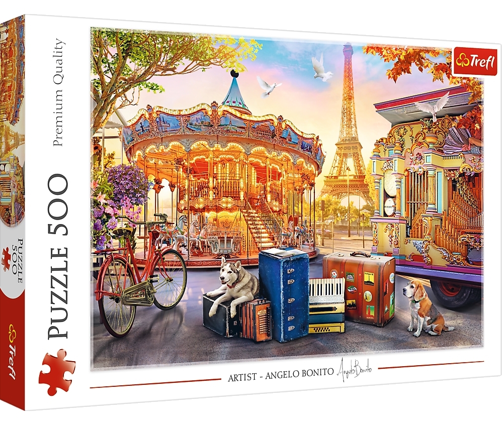 Bonito: Paris - Hundenes ferie, 500 brikker