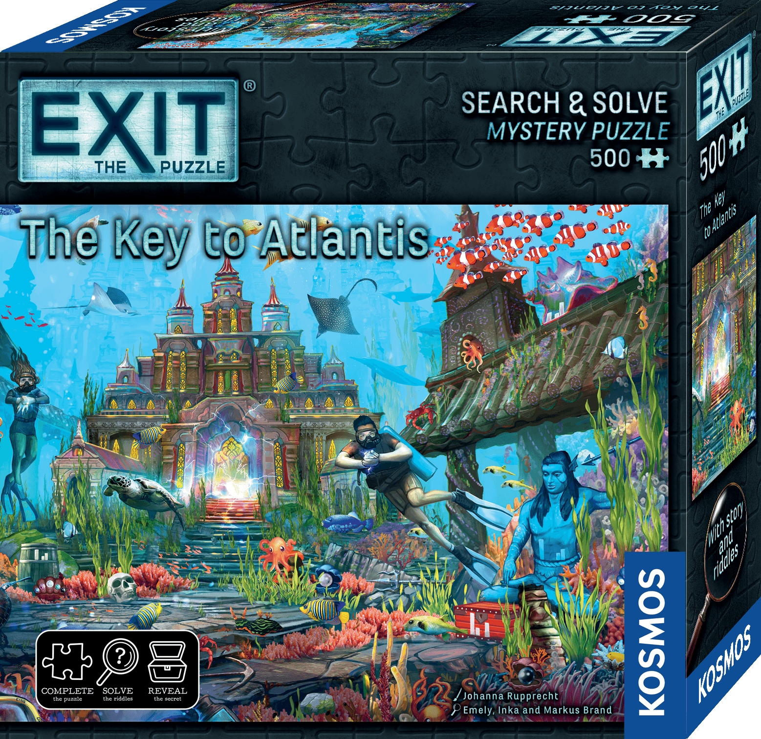 Exit: Nøglen til Atlantis, 500 brikker