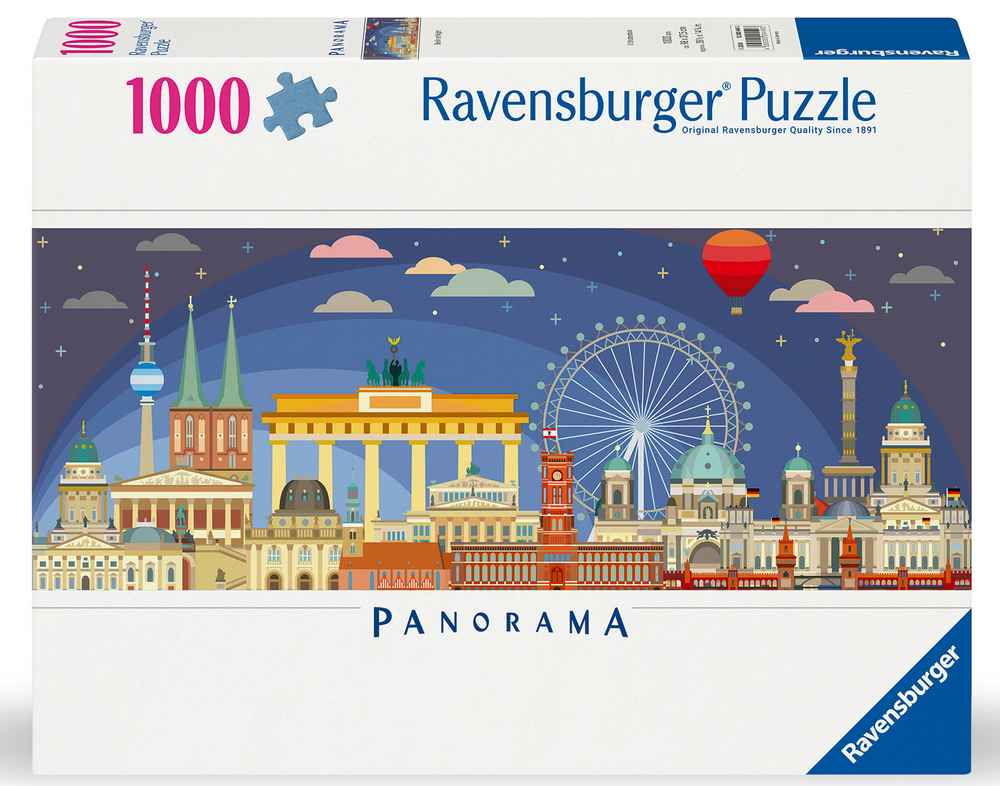 Nat i Berlin - Panorama, 1000 brikker