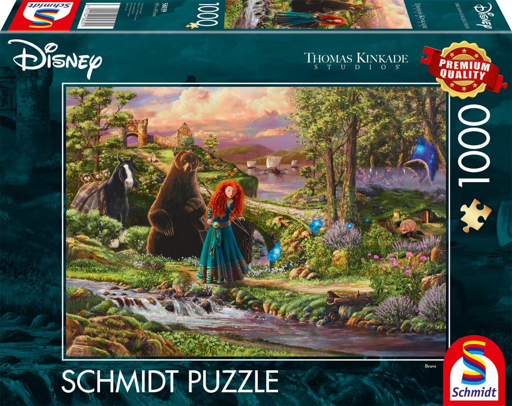 Disney: Kinkade - Modig, 1000 brikker