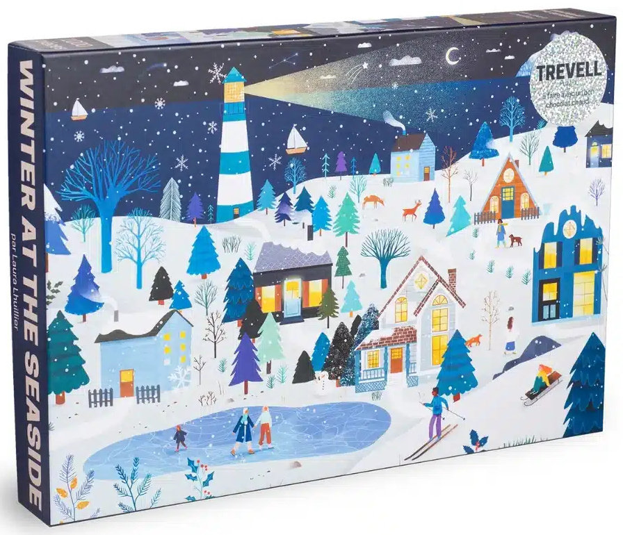 Vinter ved søen, 1000 brikker