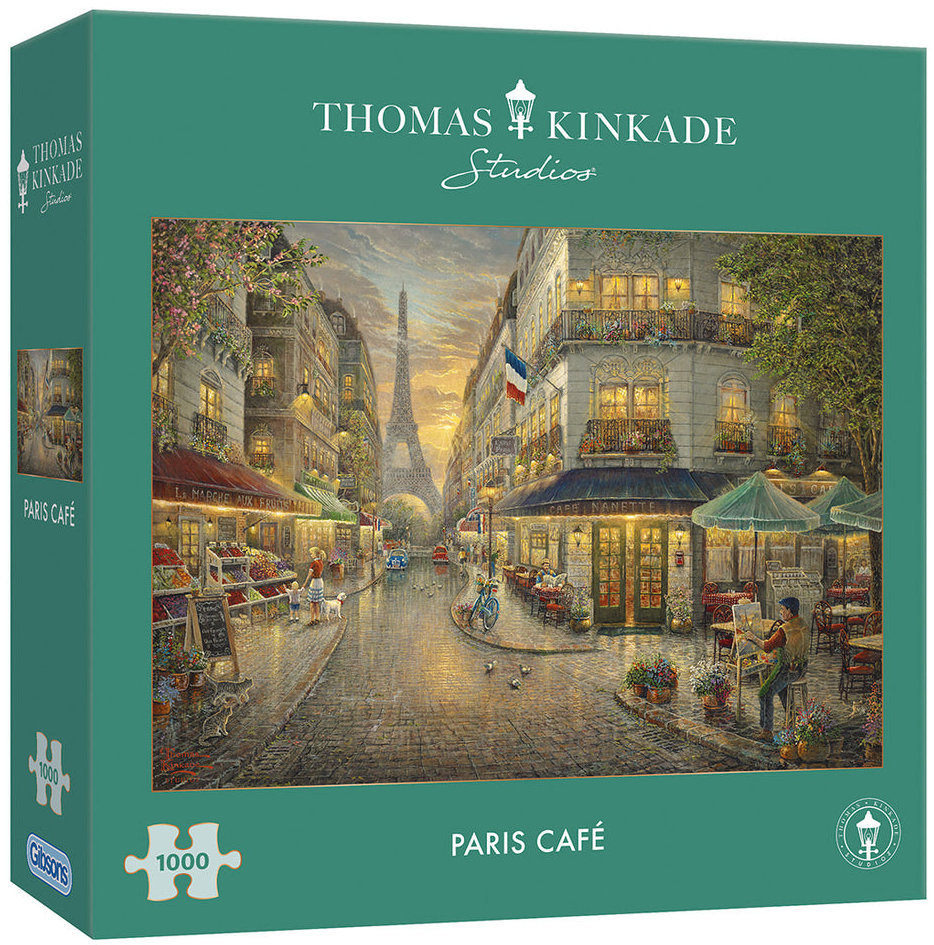 Kinkade: Cafe i Paris, 1000 brikker