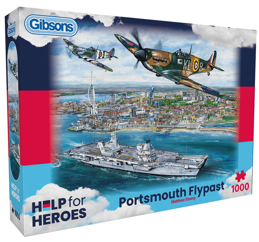 D-Dag i Portsmouth, England, 1000 brikker
