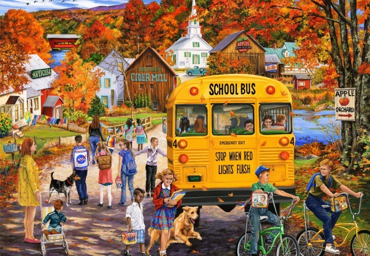 McIntyre: Skolebussen, 2000 brikker