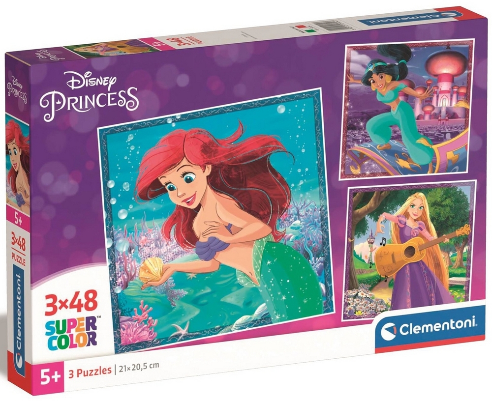 Disney prinsesser, 3x48 brikker