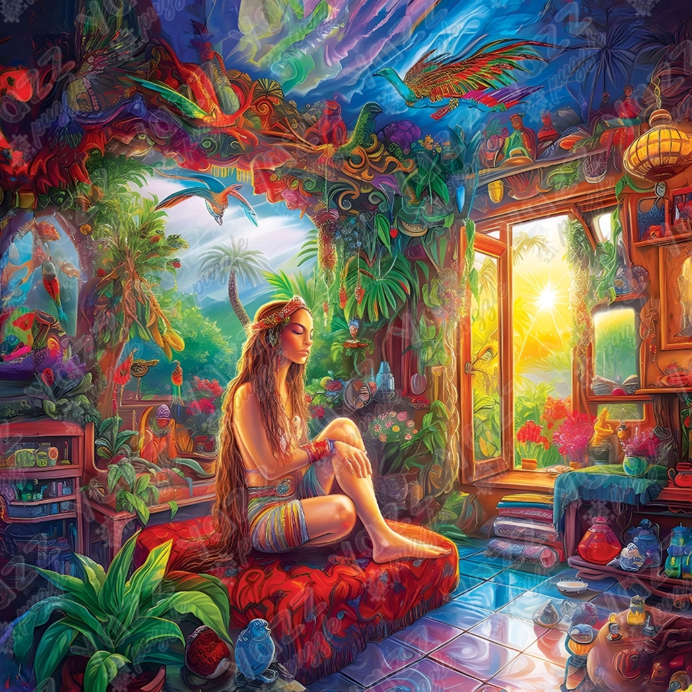 Meditation, 1000 brikker