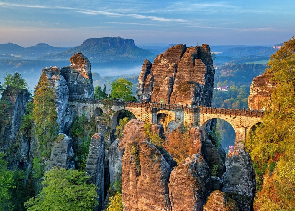 Tyskland: Bastei broen, 500 brikker