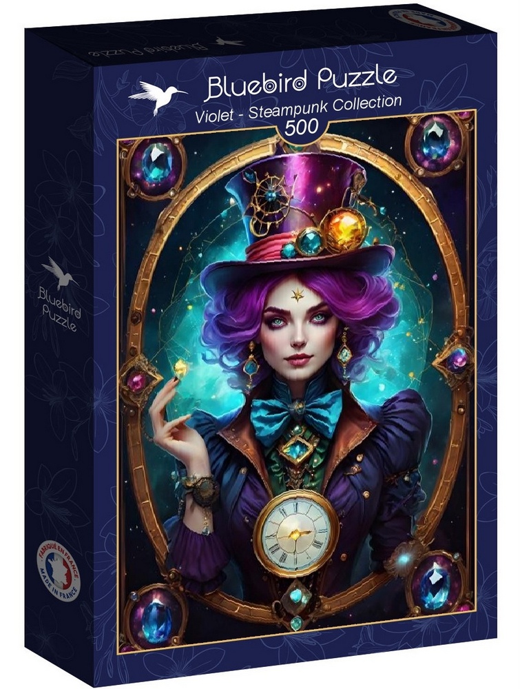 Kvinden med den violette hat, 500 brikker