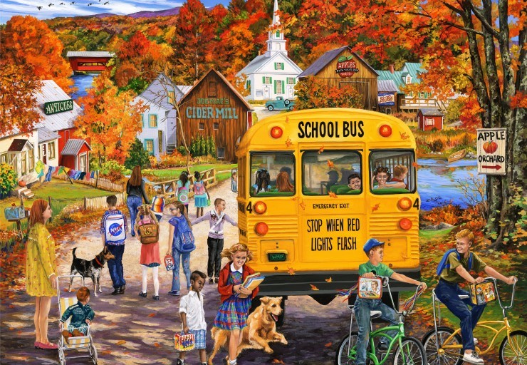 McIntyre: Skolebussen, 1000 brikker