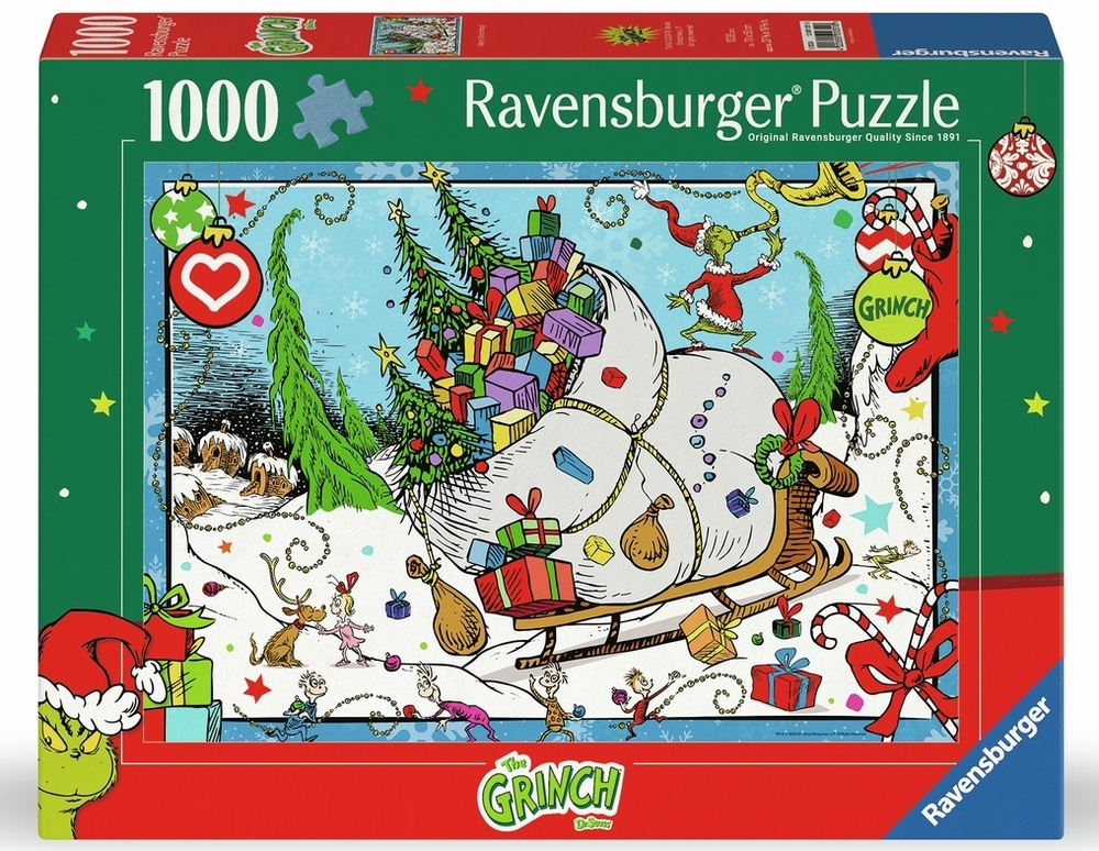Ravensburger Puslespil - Grinchen, 1000 brikker