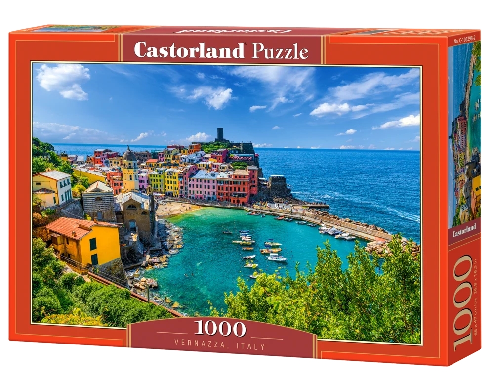 Cinque Terre: Vernazza, Italien, 1000 brikker