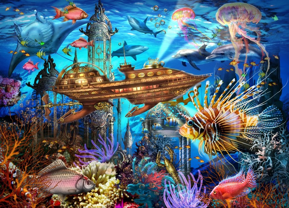 Marchetti: Byen under havet, 1500 brikker