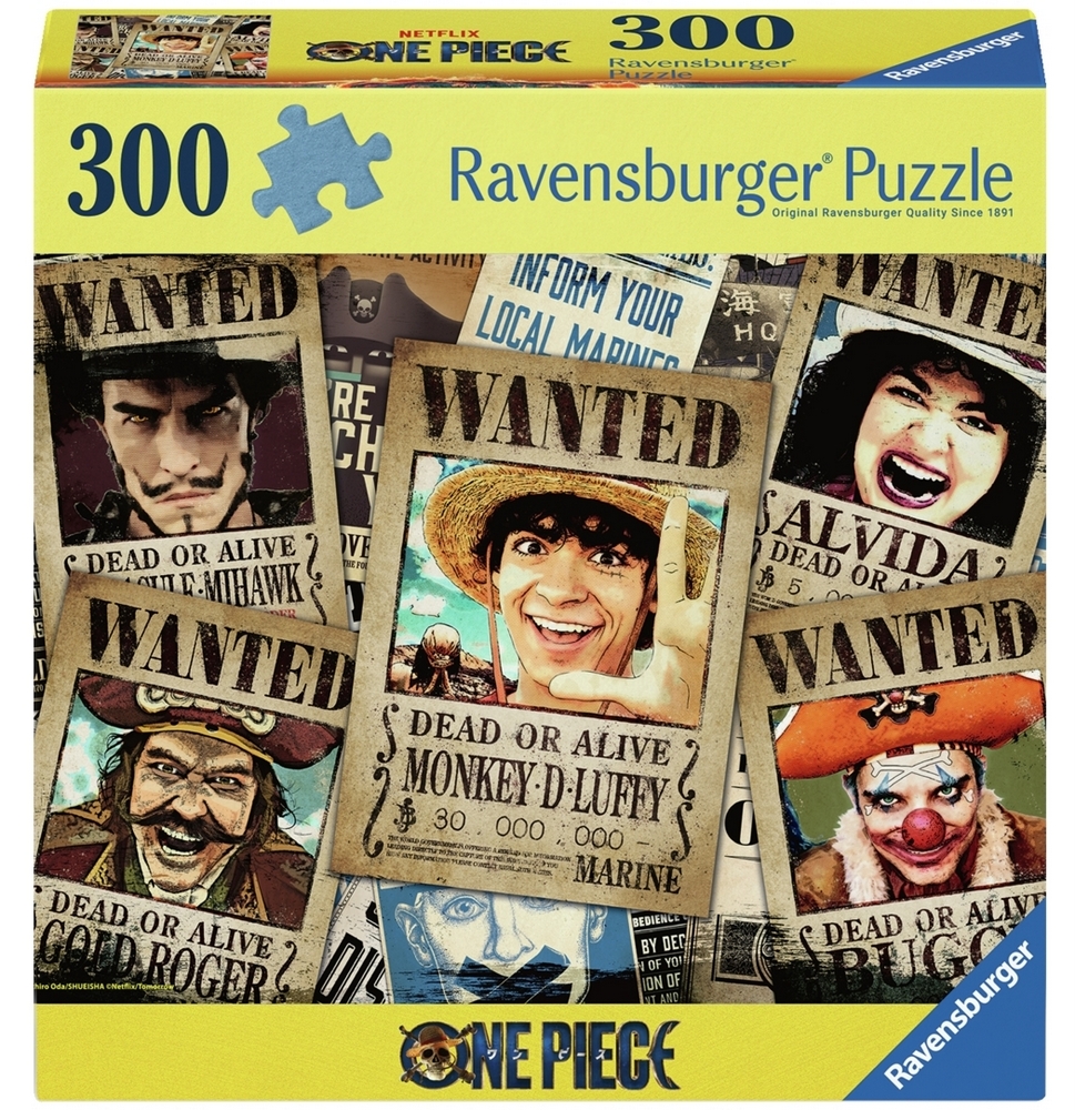 Ravensburger Puslespil - One Piece, 300 brikker