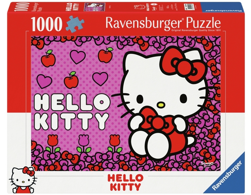 Ravensburger Puslespil - Hello Kitty, 1000 brikker