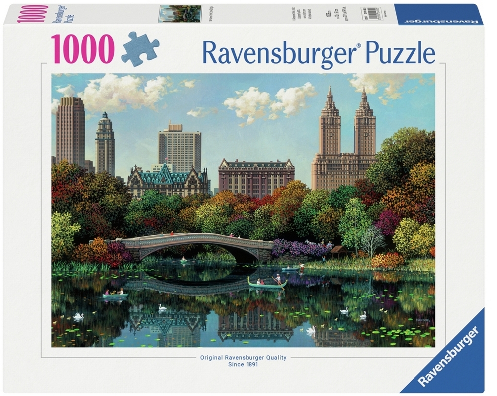New York: Central Park - Bow Bridge, 1000 brikker