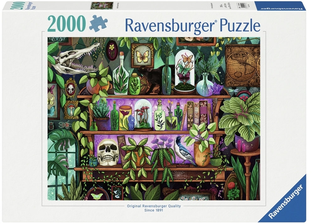 Ravensburger Puslespil - Reolen hos heksen, 2000 brikker