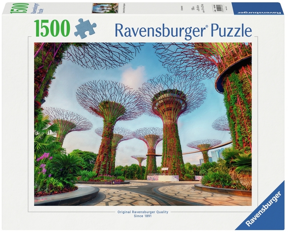 Ravensburger Puslespil - Singapore: Gardens by the Bay, 1500 brikker