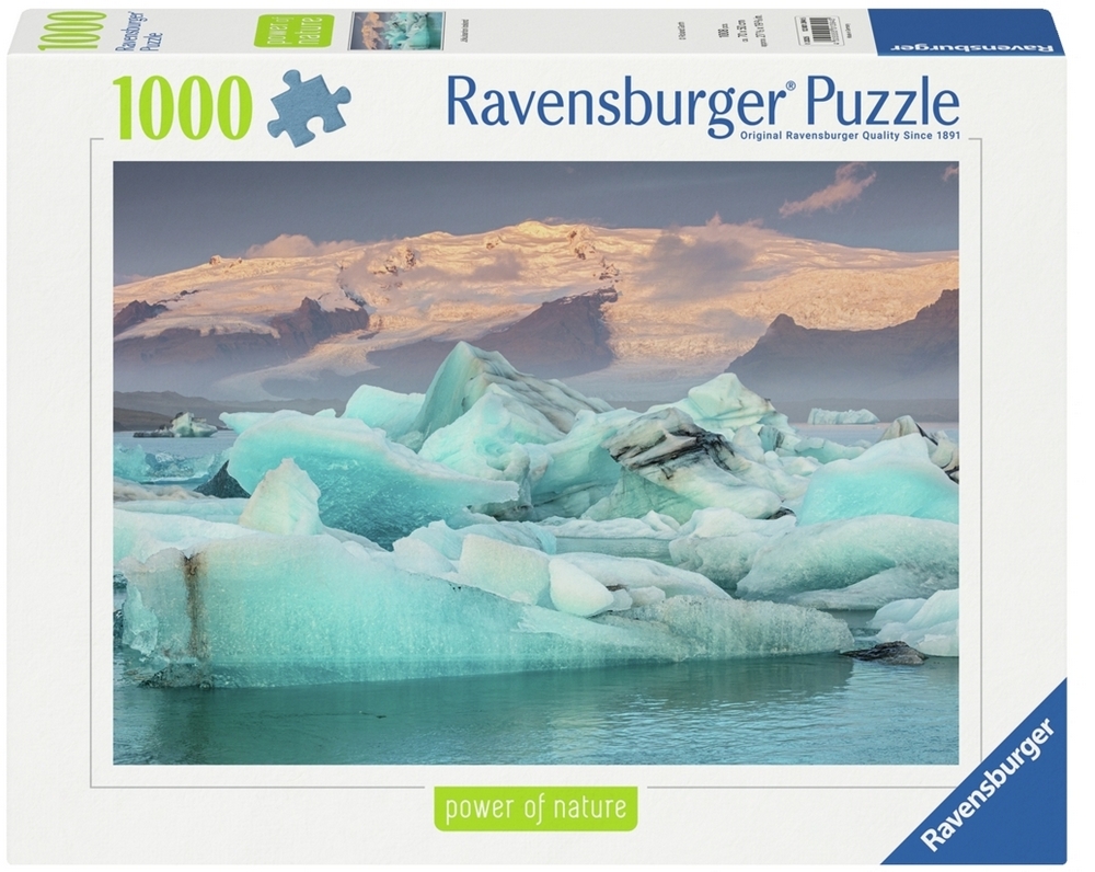 Ravensburger Puslespil - Island: Jökulsárlón, 1000 brikker