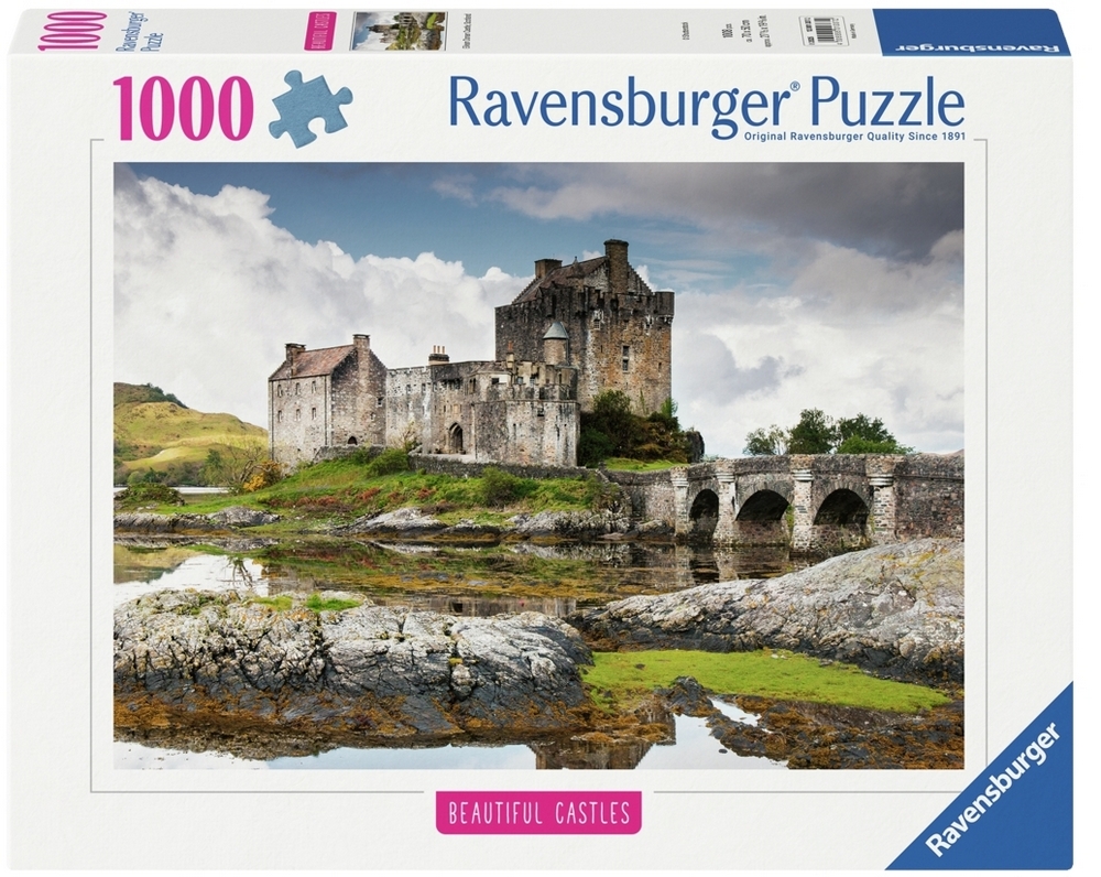 Eilean Donan slottet i Skotland, 1000 brikker