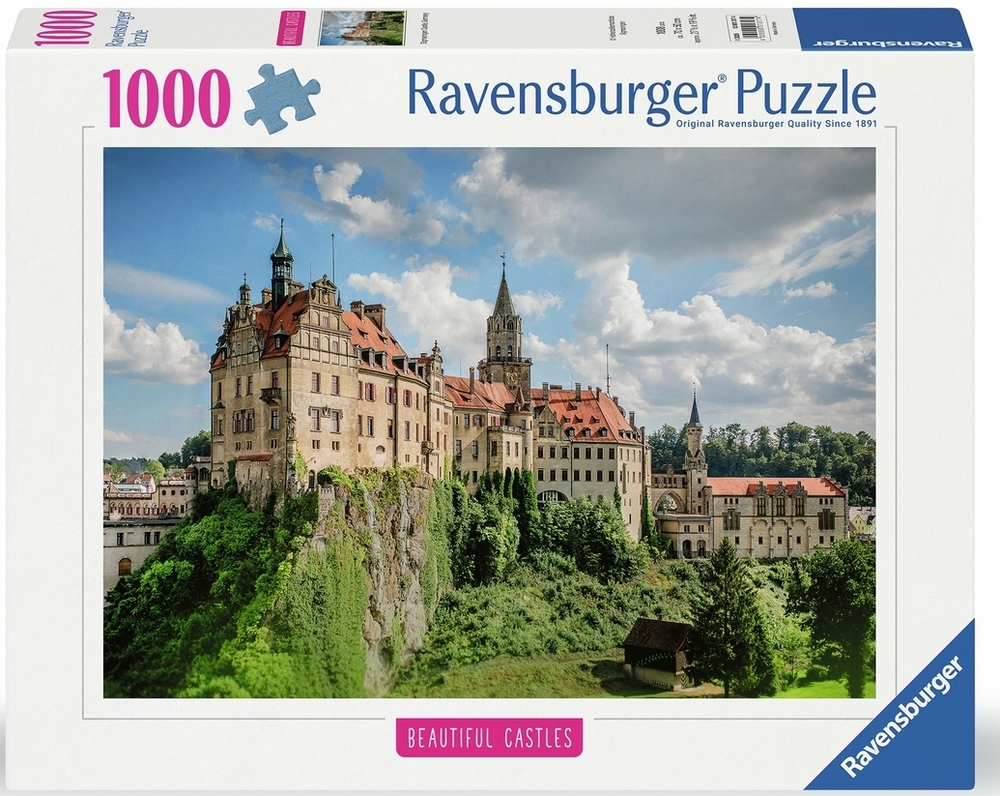 Ravensburger Puslespil - Tyskland: Sigmaringen slottet, 1000 brikker