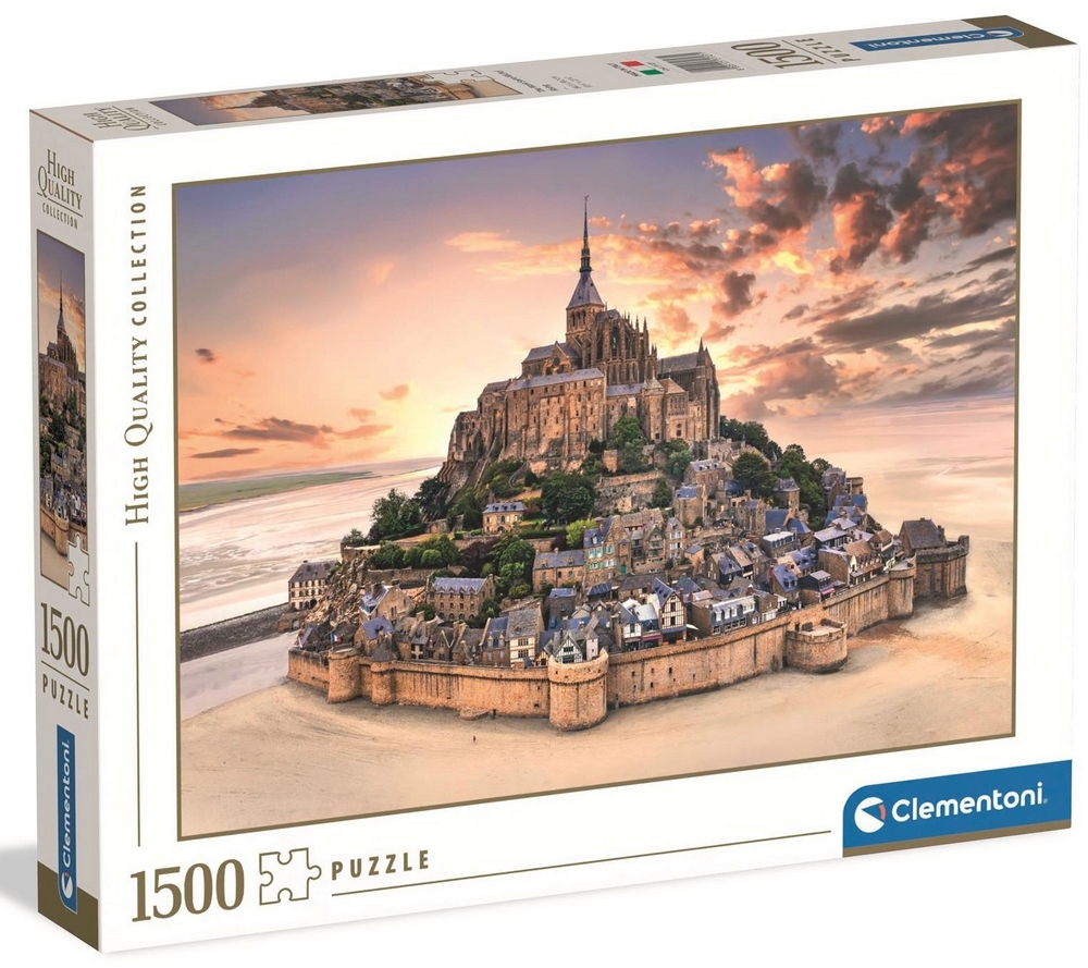 Frankrig: Mont Saint-Michel, 1500 brikker