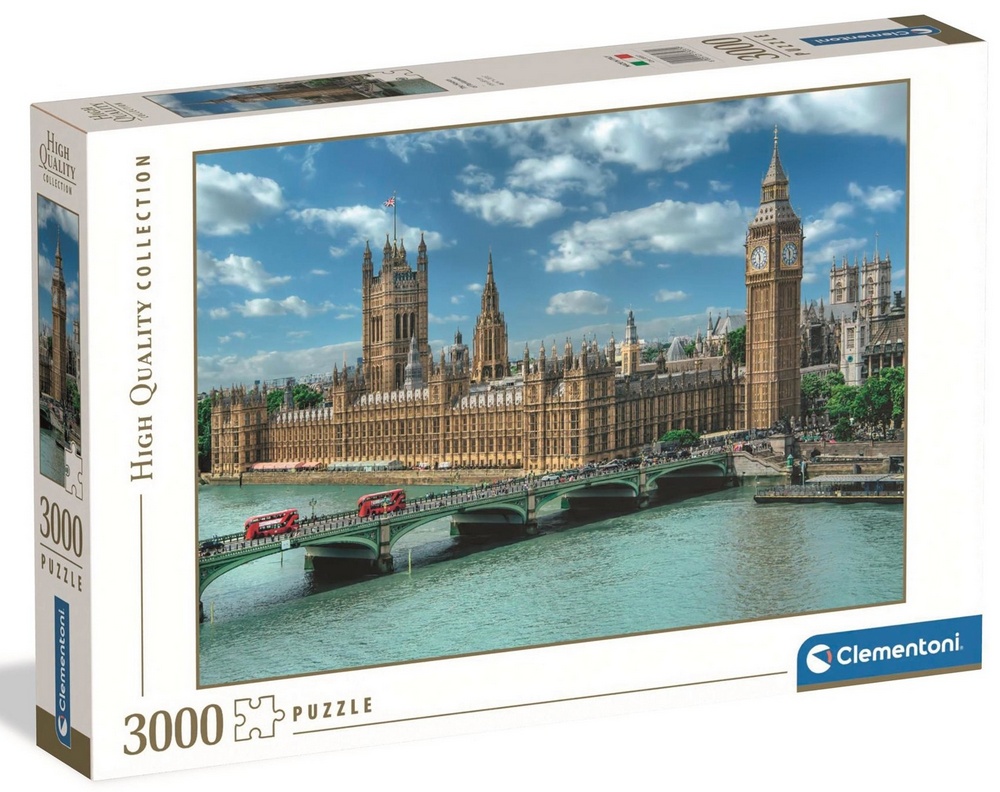 London: Det britiske parlament, 3000 brikker