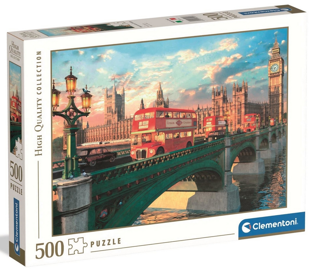 Westminster Bridge, London, 500 brikker