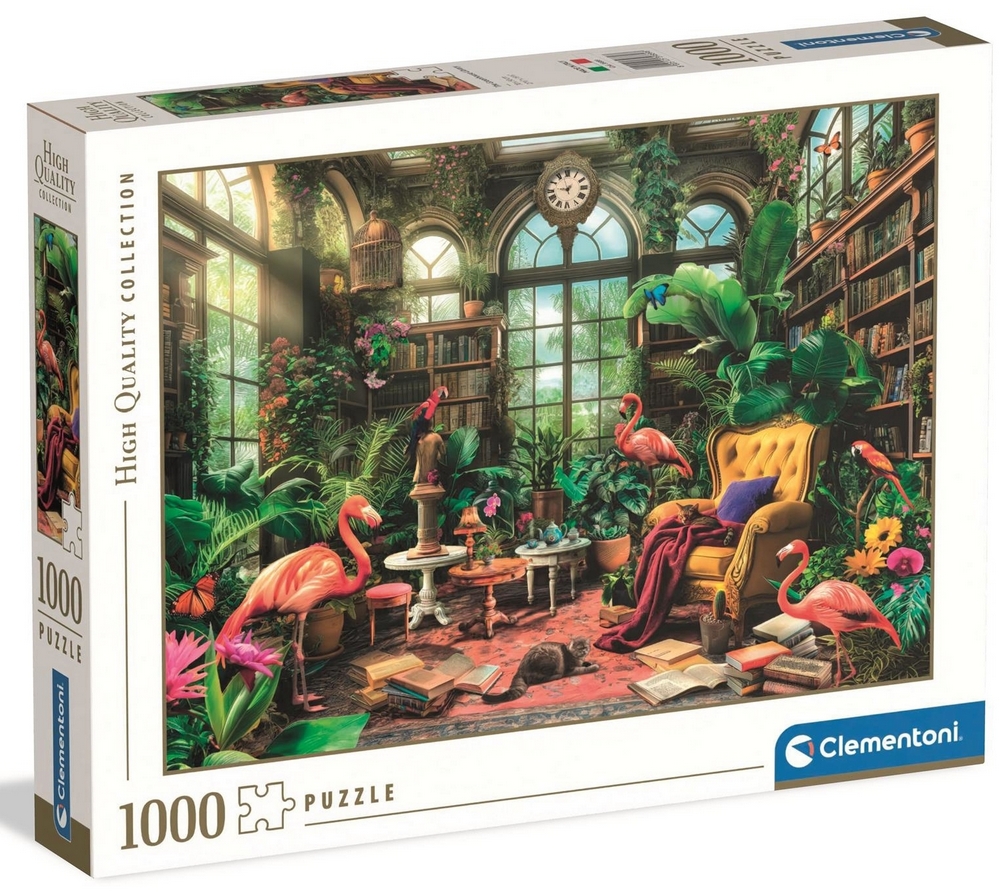 Orangeriet: Biblioteket, 1000 brikker