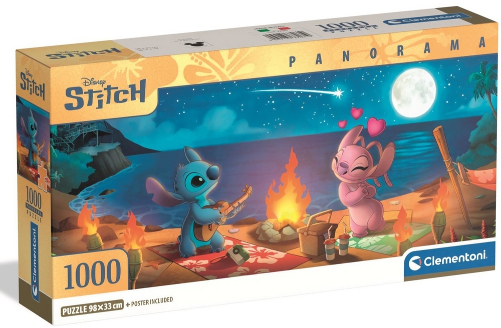 Disney: Stitch - Panorama, 1000 brikker