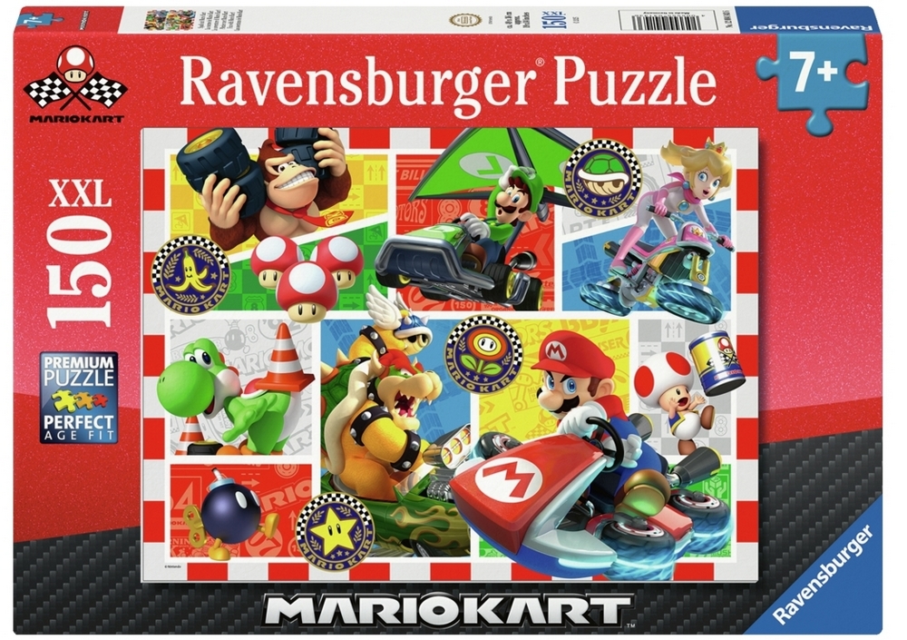 Ravensburger Puslespil - Mario Kart, 150 brikker