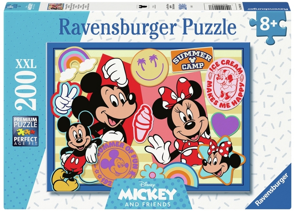 Disney: Mickey og Minnies ferieminder, 200 brikker