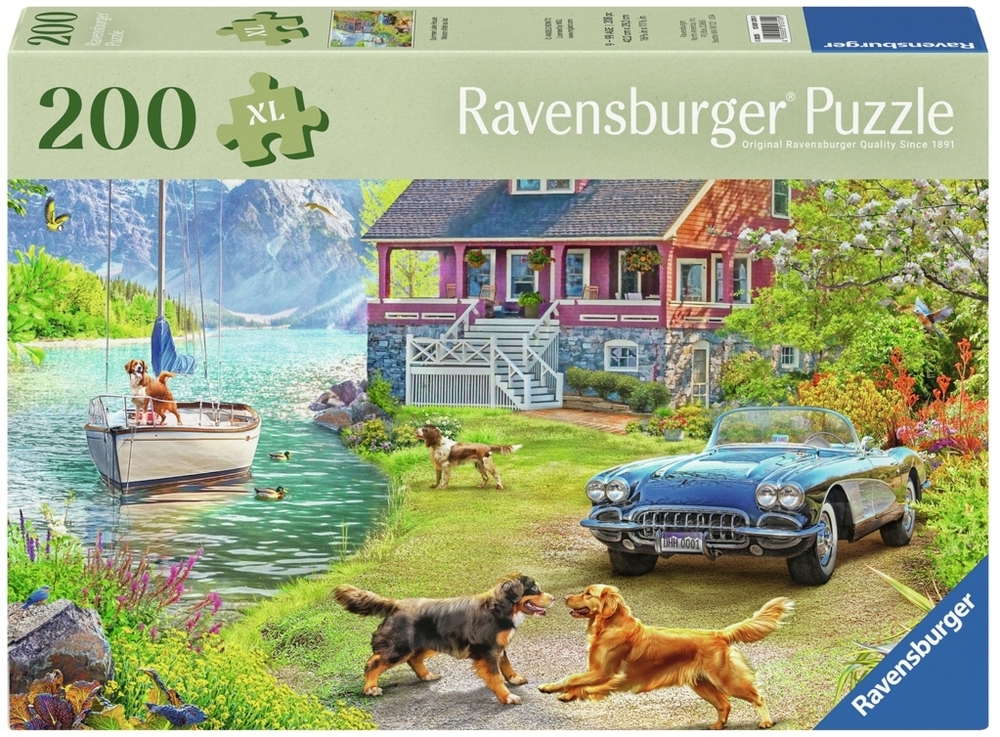 Ravensburger Puslespil - Bonito: Huset ved søen, 200 brikker