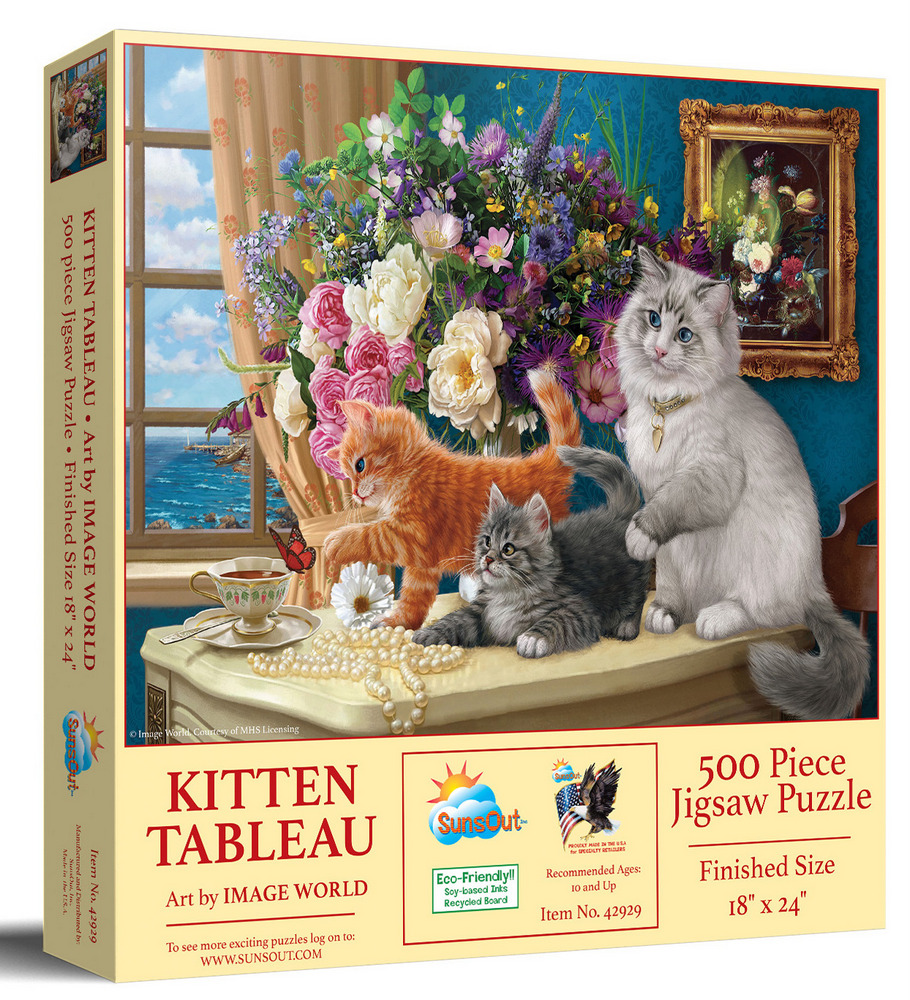 Kattene på bordet, 500 brikker