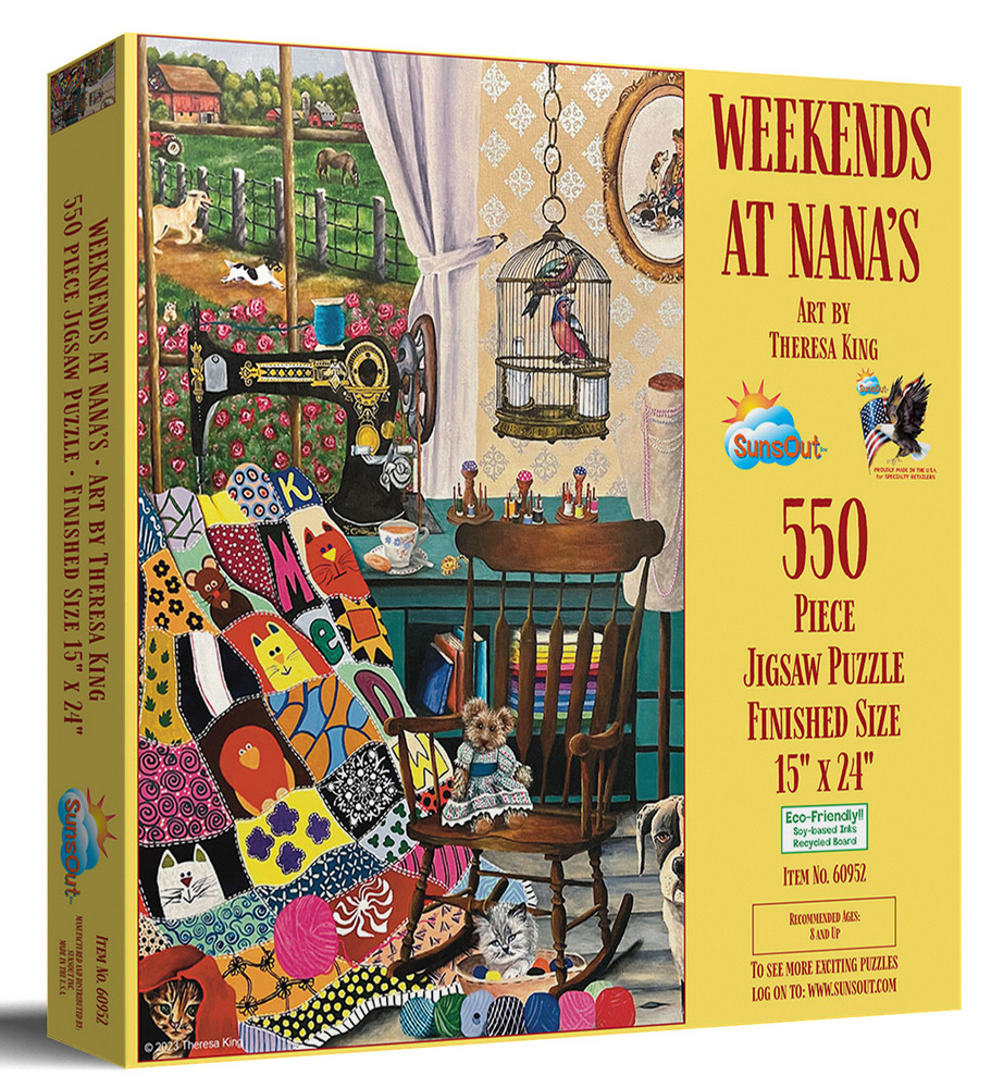 Weekend-hygge, 550 brikker