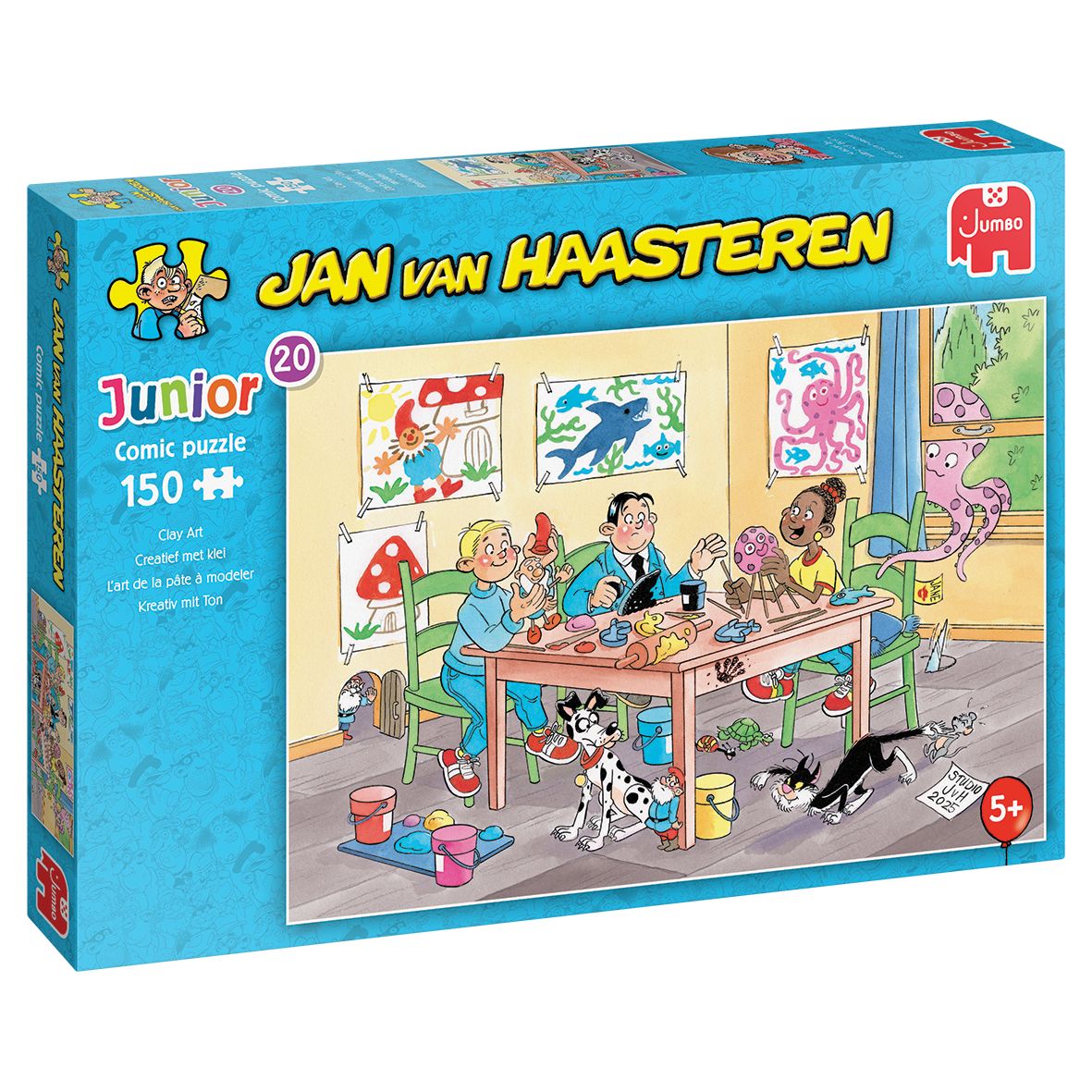 Jan Van Haasteren Puslespil - Kreativt kaos, 150 brikker
