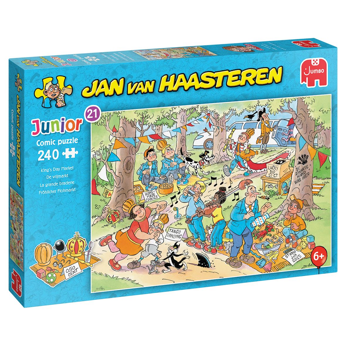 Jan Van Haasteren Puslespil - Fest i parken, 240 brikker