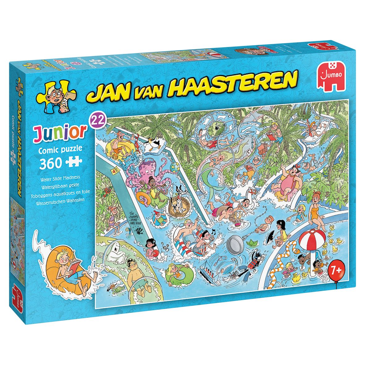Jan Van Haasteren Puslespil - Kaos i vandland, 360 brikker