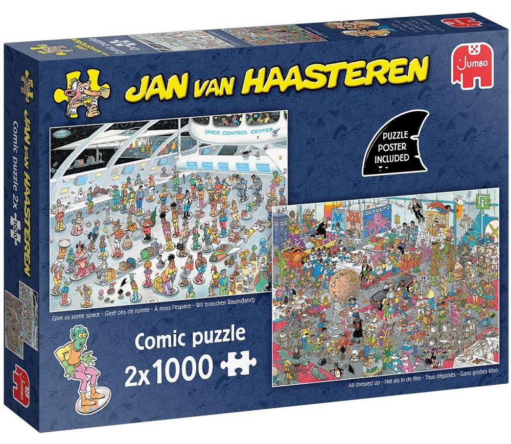 Rum uden plads & Fest uden ende, 2x1000 brikker