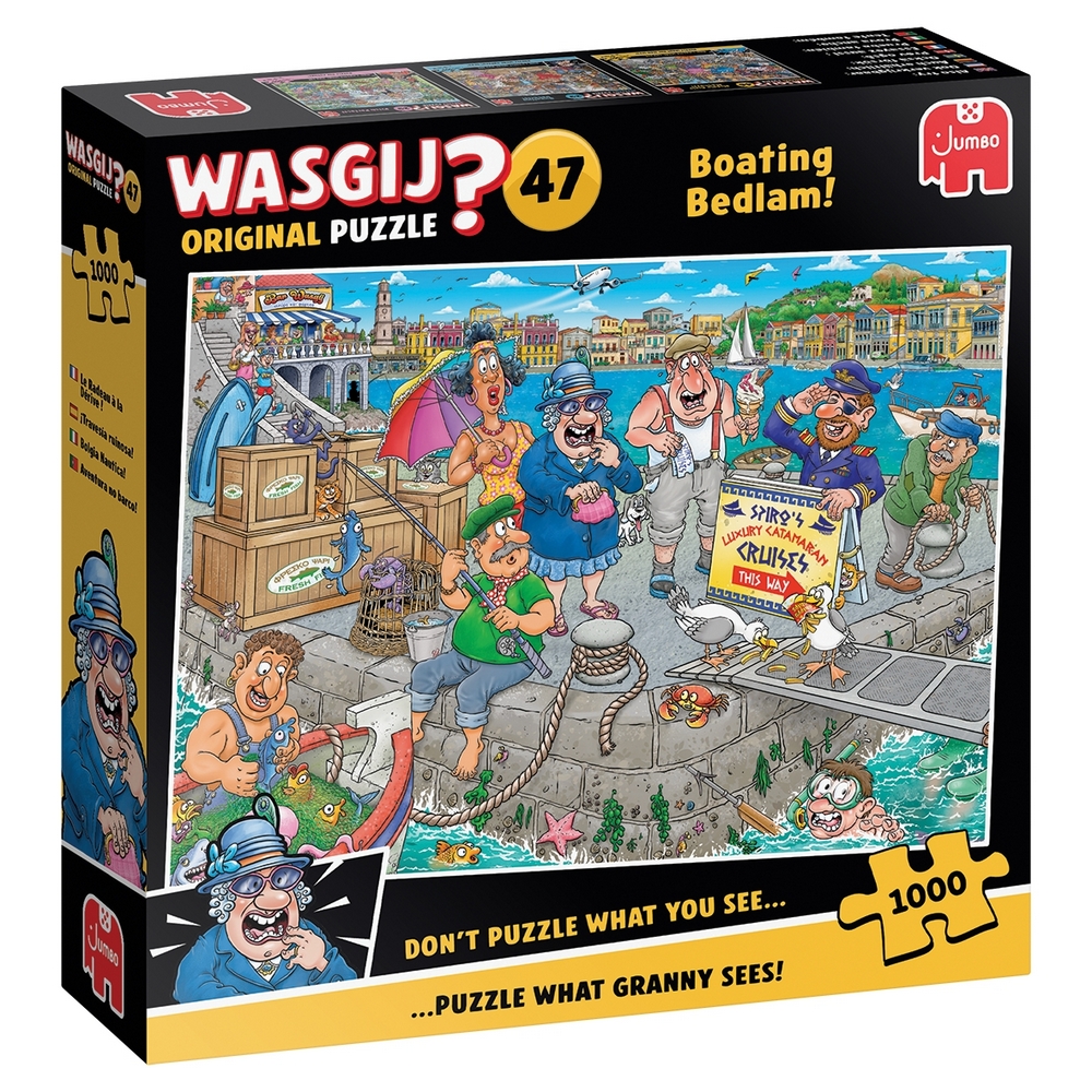 Wasgij Puslespil - Original 47: Rod i redningsvesten, 1000 brikker